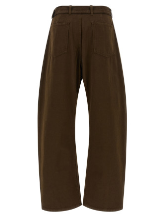 Брюки LEMAIRE 'Twisted Belted' (PA326LD1068BR423) #