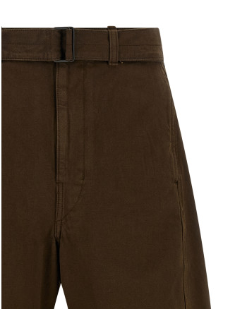 Брюки LEMAIRE 'Twisted Belted' (PA326LD1068BR423) #