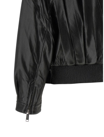 Кожаная куртка SELF PORTRAIT Biker jacket (SS26103JBBLACK) #