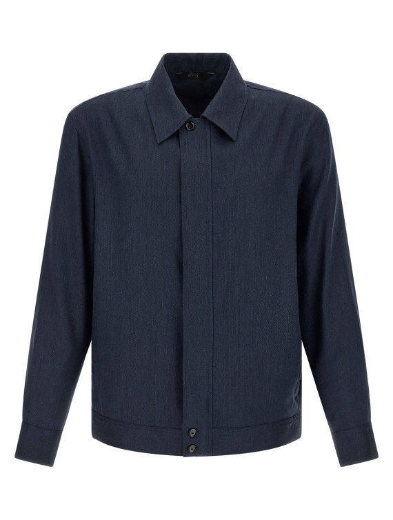 Повседневная куртка BRIONI Linen wool blouson (SLWL0LPA1084200) #1