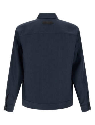 Повседневная куртка BRIONI Linen wool blouson (SLWL0LPA1084200) #