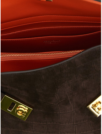 Сумка на плечо FERRAGAMO 'Hug Soft (M)' (792871TESTADIMORO) #