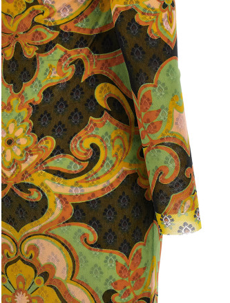 Миди ETRO Asymmetric double layer dress (WRHA059699IAS67X0812) #