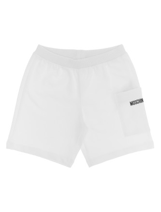 Платье MOSCHINO BABY 'Moschino Teddy Bear' (MUG01ULCA19BIANCOOTTICO) #