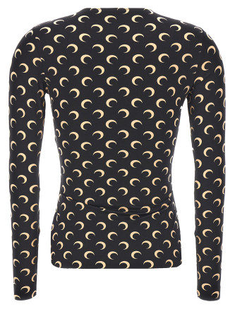 Футболка MARINE SERRE 'Moon Printed Jersey' (WTS006ACJER0001IT99) #