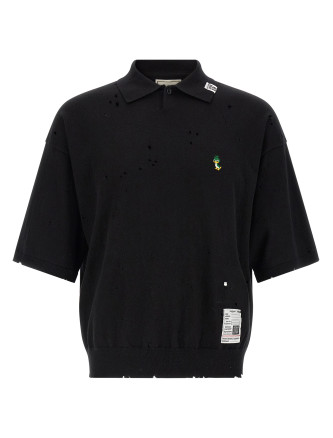 Поло MAISON MIHARA YASUHIRO Embroidery polo shirt