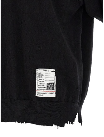 Поло MAISON MIHARA YASUHIRO Embroidery polo shirt (J16SW713BLACK) #