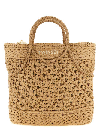 Straw shopping bag