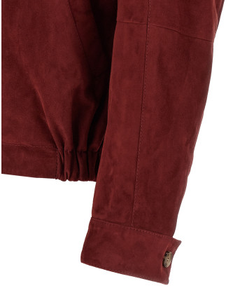 Кожаная куртка BRUNELLO CUCINELLI Suede jacket (MPCFN2065C8524) #