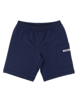 Платье MOSCHINO BABY 'Moschino Teddy Bear' (MUG01ULCA19BLUNAVY) #