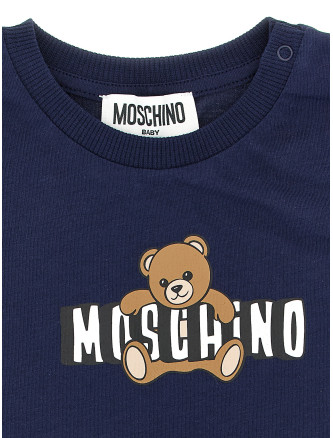 Платье MOSCHINO BABY 'Moschino Teddy Bear' (MUG01ULCA19BLUNAVY) #