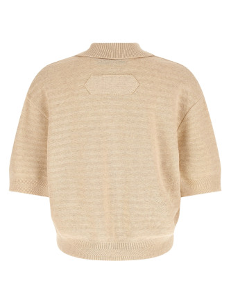 Поло JACQUEMUS 'Le Polo Maille Chevron' (26EPOM00613AK00302130) #