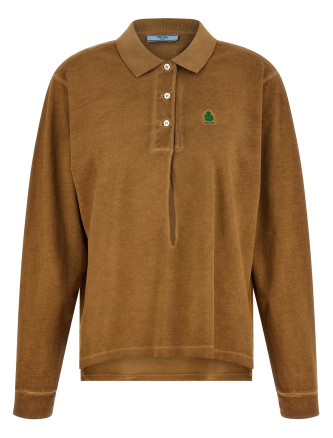 Logo embroidery polo shirt