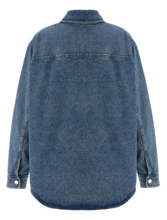 Джинсовая куртка AMI PARIS 'Ami De Coeur' (UJK897DE0046480) #