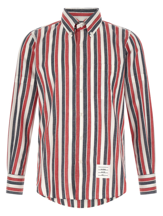 Рубашка, блузка THOM BROWNE Madras cotton shirt (MWL437OF1158960) #1
