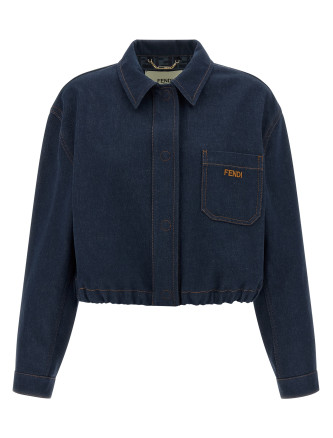 Джинсовая куртка FENDI 'FF Reverse'