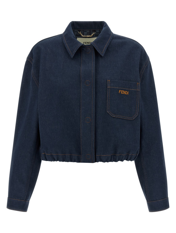 Джинсовая куртка FENDI 'FF Reverse' (FLF856AOHSF0QB0) #1
