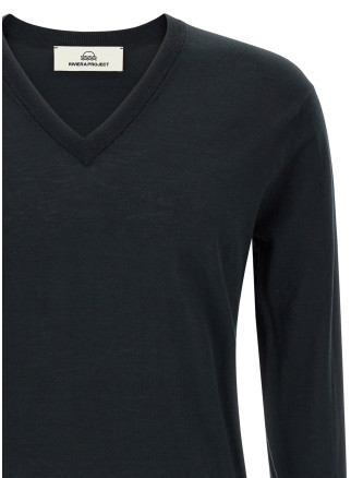 Cotton and silk sweater (PR02116DB1) #