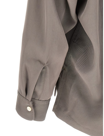 Рубашка, блузка MAISON MIHARA YASUHIRO 'Tie Combined' (J16SH187LTGRAY) #