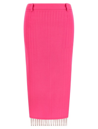 Миди THE ATTICO Double layer skirt