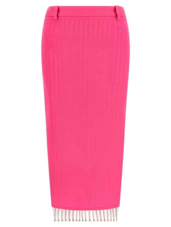 Миди THE ATTICO Double layer skirt (260WCS00298367) #1