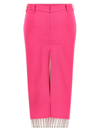 Миди THE ATTICO Double layer skirt (260WCS00298367) #