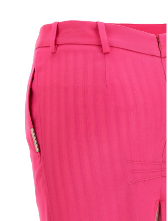 Миди THE ATTICO Double layer skirt (260WCS00298367) #