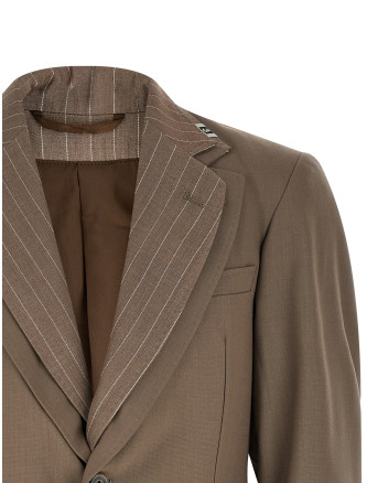 Double layer lapel blazer jacket (A16JK031BEIGE) #