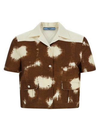 Рубашка, блузка PRADA Canvas shirt