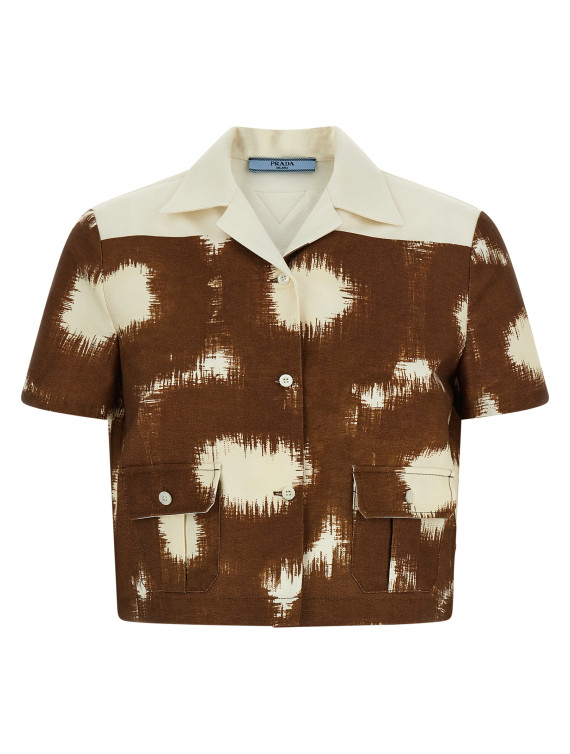 Рубашка, блузка PRADA Canvas shirt (P412JSOOO187QF0005) #1