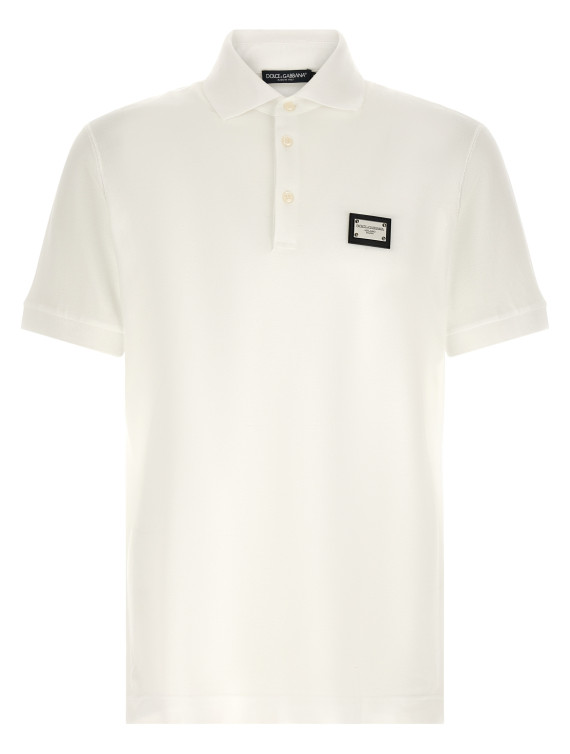 Logo plate polo shirt (G8PL4TG7P1DW0800) #1