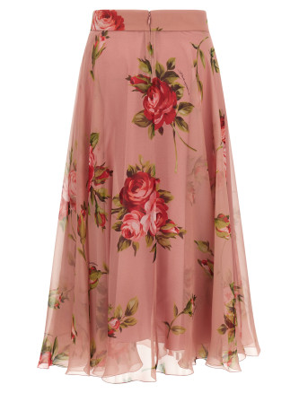 Миди DOLCE & GABBANA 'Bouquet Rose' (F4CSOTIS11FHF5ZN) #