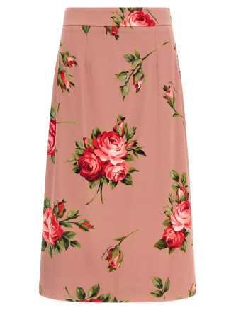 'Bouquet Rose' skirt