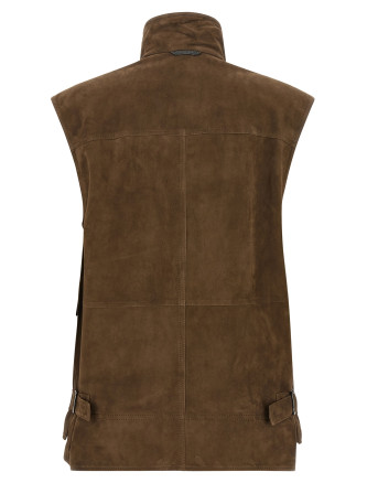 Жилет BRUNELLO CUCINELLI Couture suede vest (MPCAI7972C8921) #