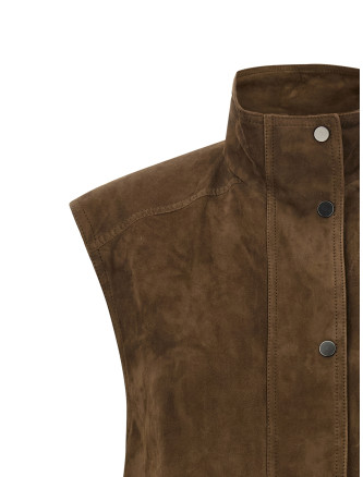 Жилет BRUNELLO CUCINELLI Couture suede vest (MPCAI7972C8921) #