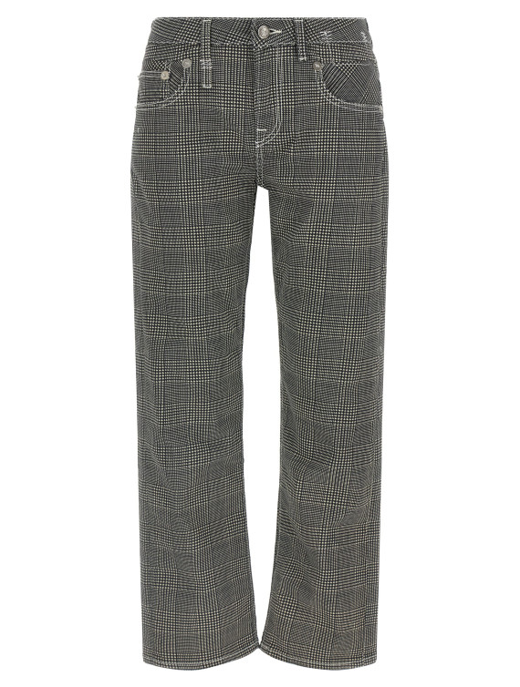 'Boy Straight' pants (R13W0093D139APRINTEDGLENPLAID) #1