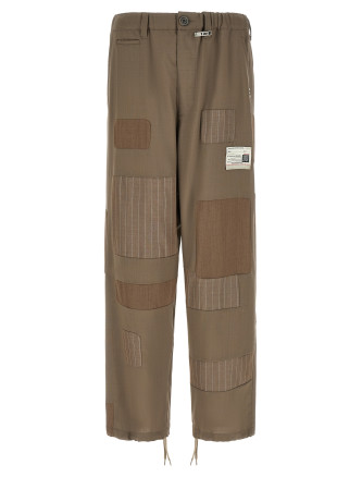 Брюки MAISON MIHARA YASUHIRO 'Repaired Wool'