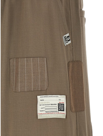 Брюки MAISON MIHARA YASUHIRO 'Repaired Wool' (A16PT032BEIGE) #