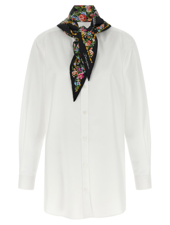 Рубашка, блузка DOLCE & GABBANA Shirt with scarf (F5U17TGDDOXW0800) #1