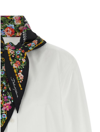 Рубашка, блузка DOLCE & GABBANA Shirt with scarf (F5U17TGDDOXW0800) #