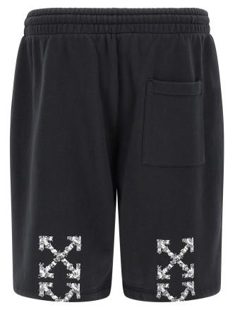 Бермуды, шорты OFF-WHITE 'Heraldic Arrow' (OMCI013S26FLE00100010001) #