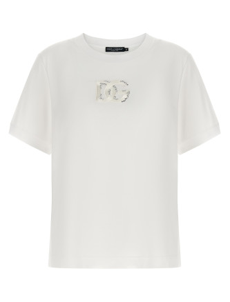 Футболка DOLCE & GABBANA Logo embroidery t-shirt
