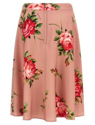 Миди DOLCE & GABBANA 'Bouquet Rose' (F4C02TFSA8QHF5ZN) #