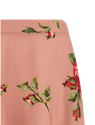 Миди DOLCE & GABBANA 'Bouquet Rose' (F4C02TFSA8QHF5ZN) #