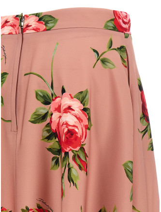 Миди DOLCE & GABBANA 'Bouquet Rose' (F4C02TFSA8QHF5ZN) #