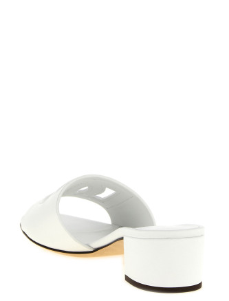 Босоножки на среднем каблуке DOLCE & GABBANA 'DG' (CR1755AY32980001) #