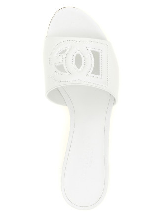 Босоножки на среднем каблуке DOLCE & GABBANA 'DG' (CR1755AY32980001) #