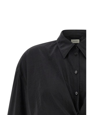 Рубашка, блузка LEMAIRE 'Straight collar twisted' (SH1141LF1308BK999) #