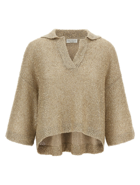 Поло BRUNELLO CUCINELLI 'Shearling' (MJC547005C9732) #1