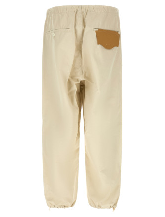 Шалбар MAISON MIHARA YASUHIRO 'Ripstop Parachute' (J16PT161WHITE) #